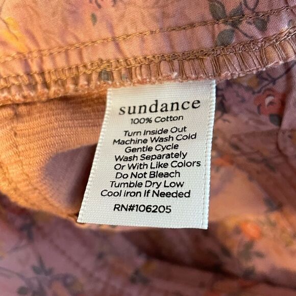 Sundance Emily Paper Bag Corduroy Pants Rust 8P NWOT - Picture 8 of 8